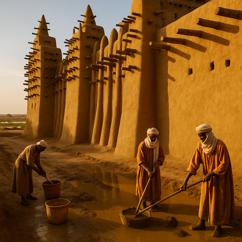 The Great Mosque of Djenné: Architectural Marvel and Spiritual Center in Medieval Mali